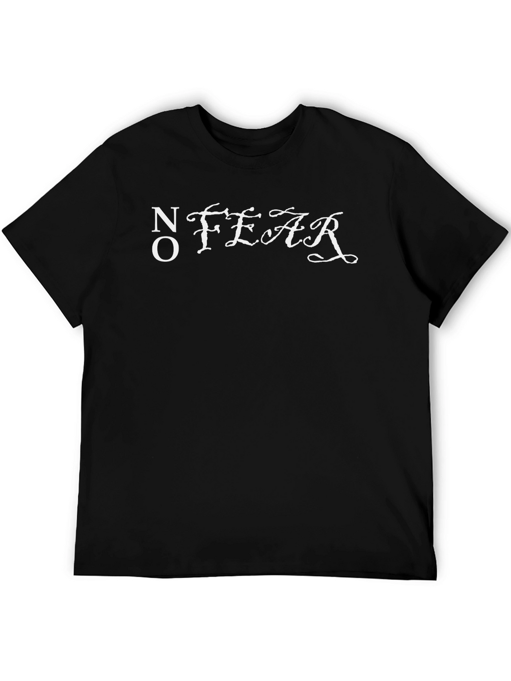 No Fear Black Graphic Tee