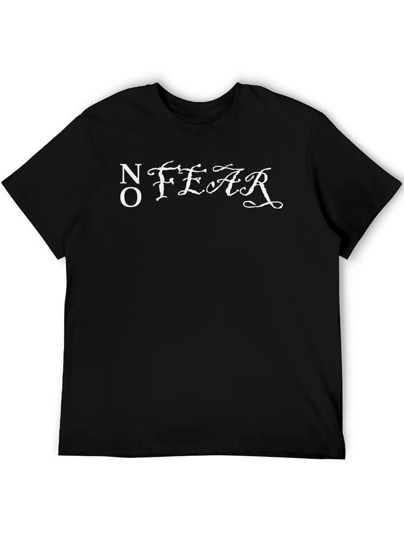 No Fear Black Graphic Tee