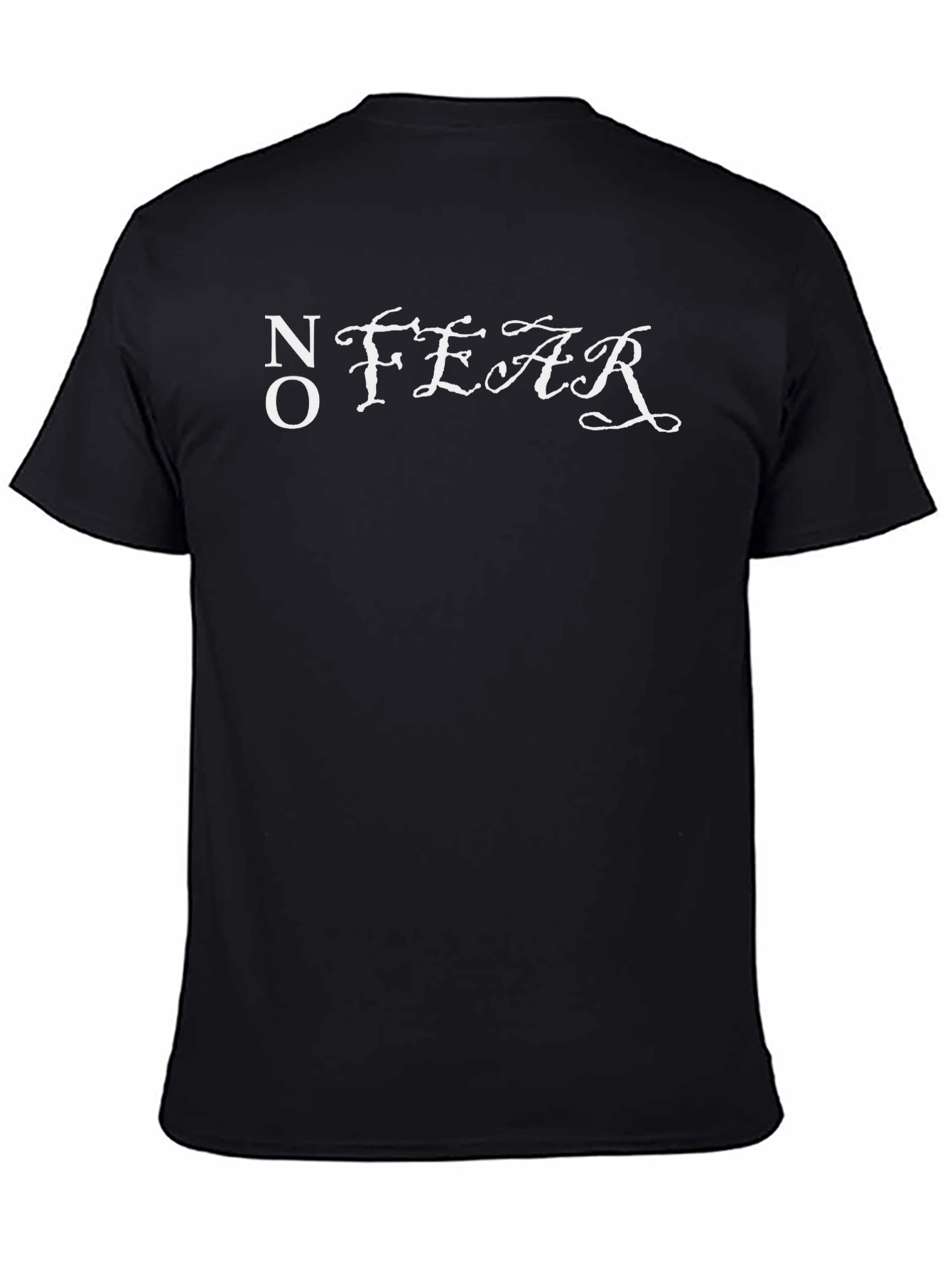No Fear Black Graphic Tee