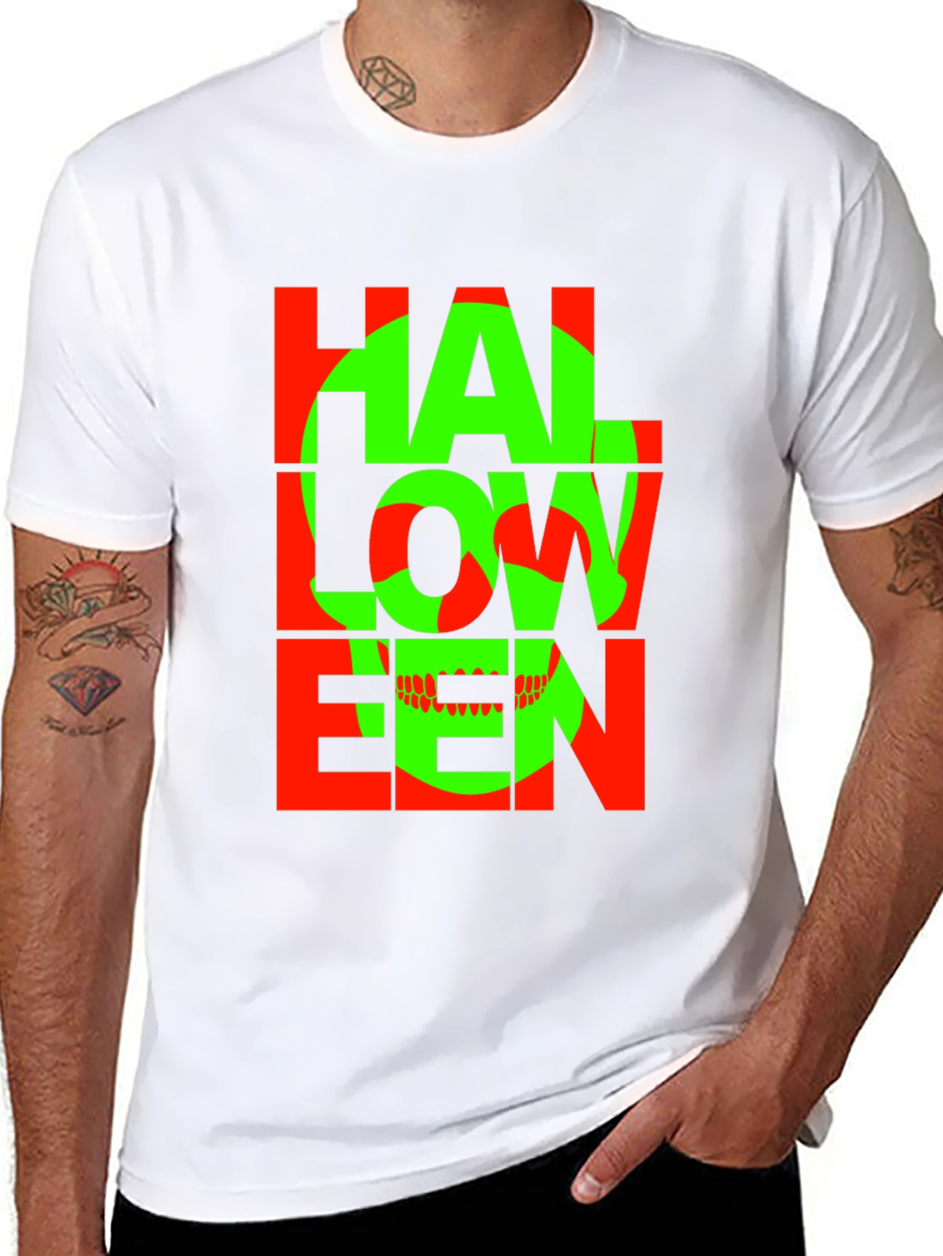 Halloween Skull T-Shirt - Spooky Season Apparel