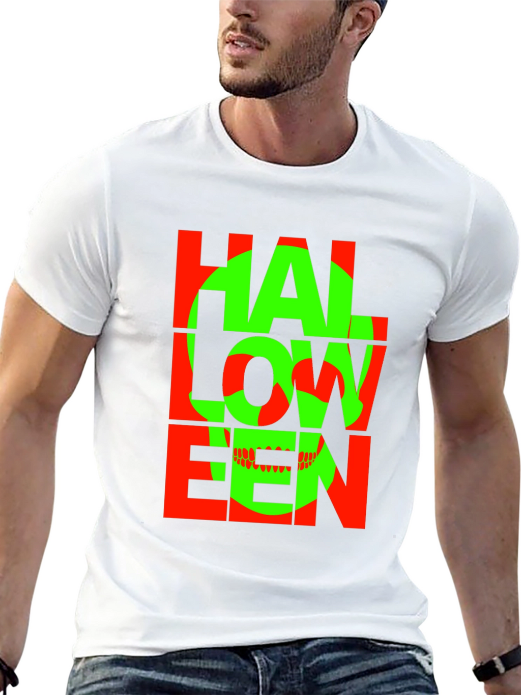 Halloween Skull T-Shirt - Spooky Season Apparel