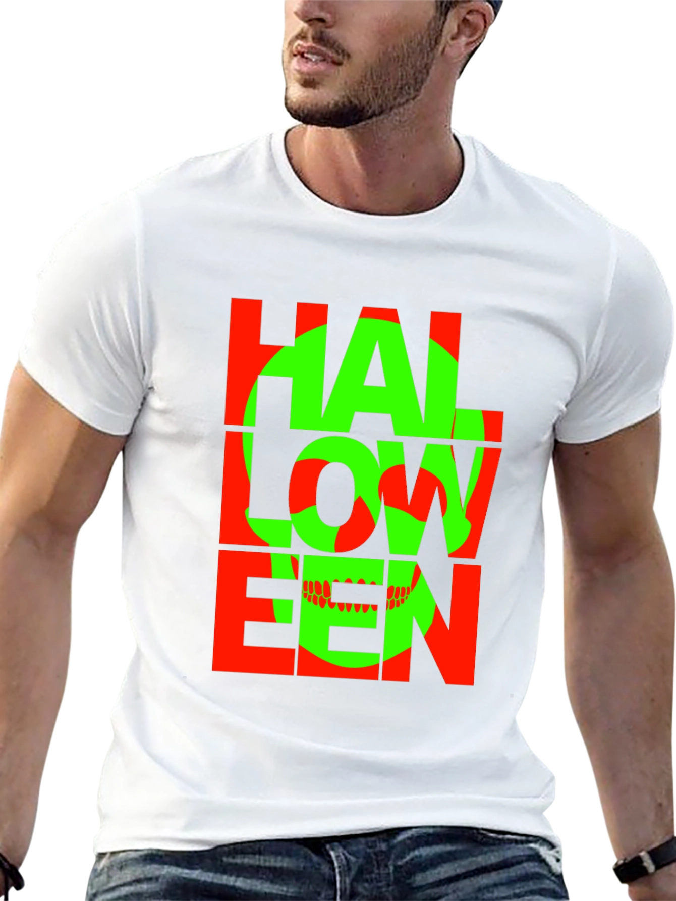 Halloween Skull T-Shirt - Spooky Season Apparel