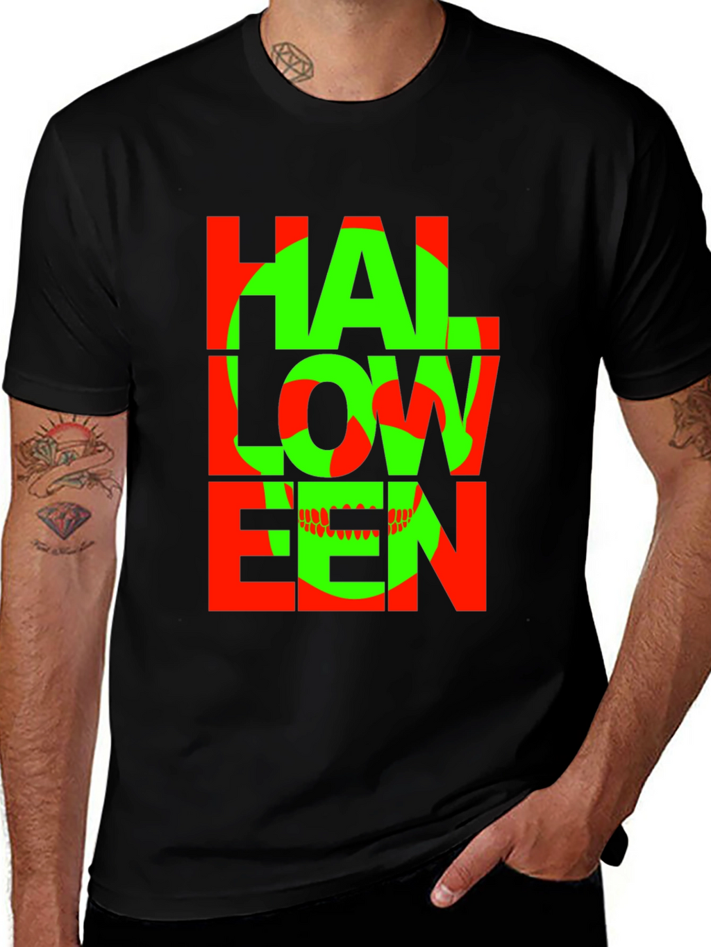 Halloween Skull T-Shirt - Spooky Season Apparel