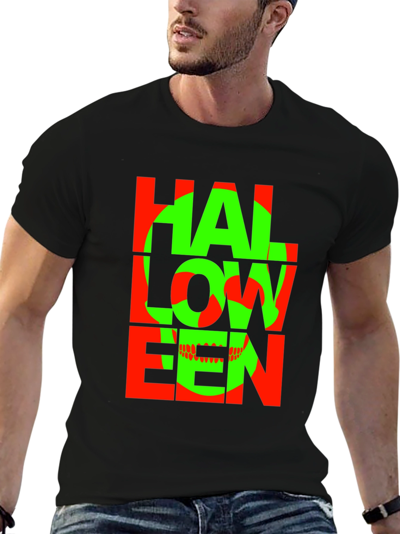 Halloween Skull T-Shirt - Spooky Season Apparel