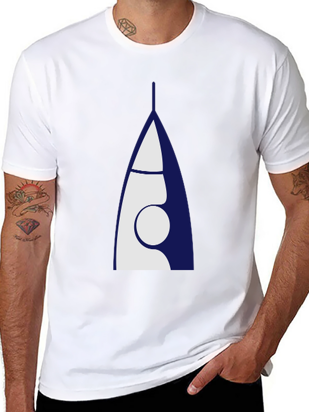Rocket Graphic T-Shirt - Cool Space Tee