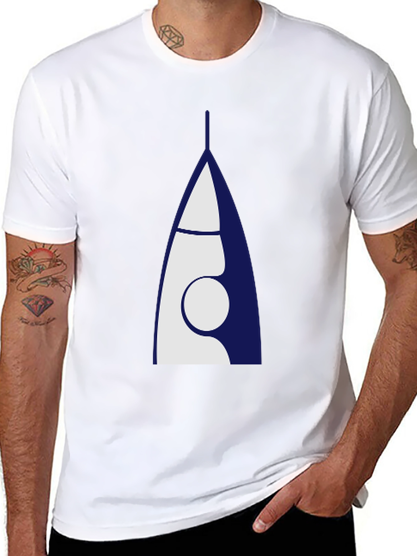 Rocket Graphic T-Shirt - Cool Space Tee
