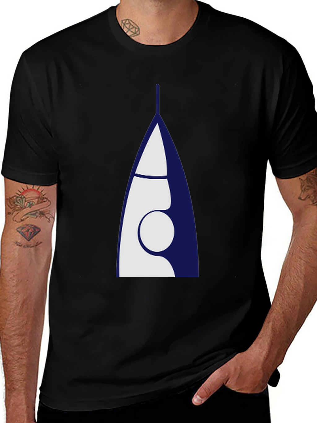 Rocket Graphic T-Shirt - Cool Space Tee