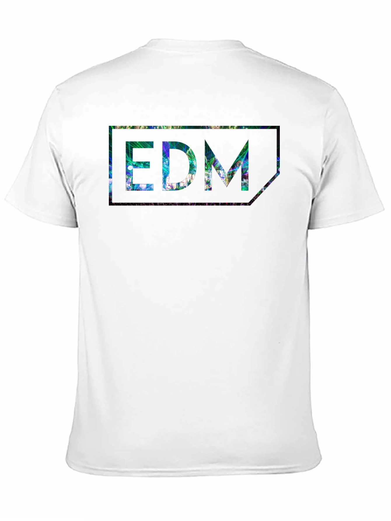 EDM Patterned Black T-Shirt