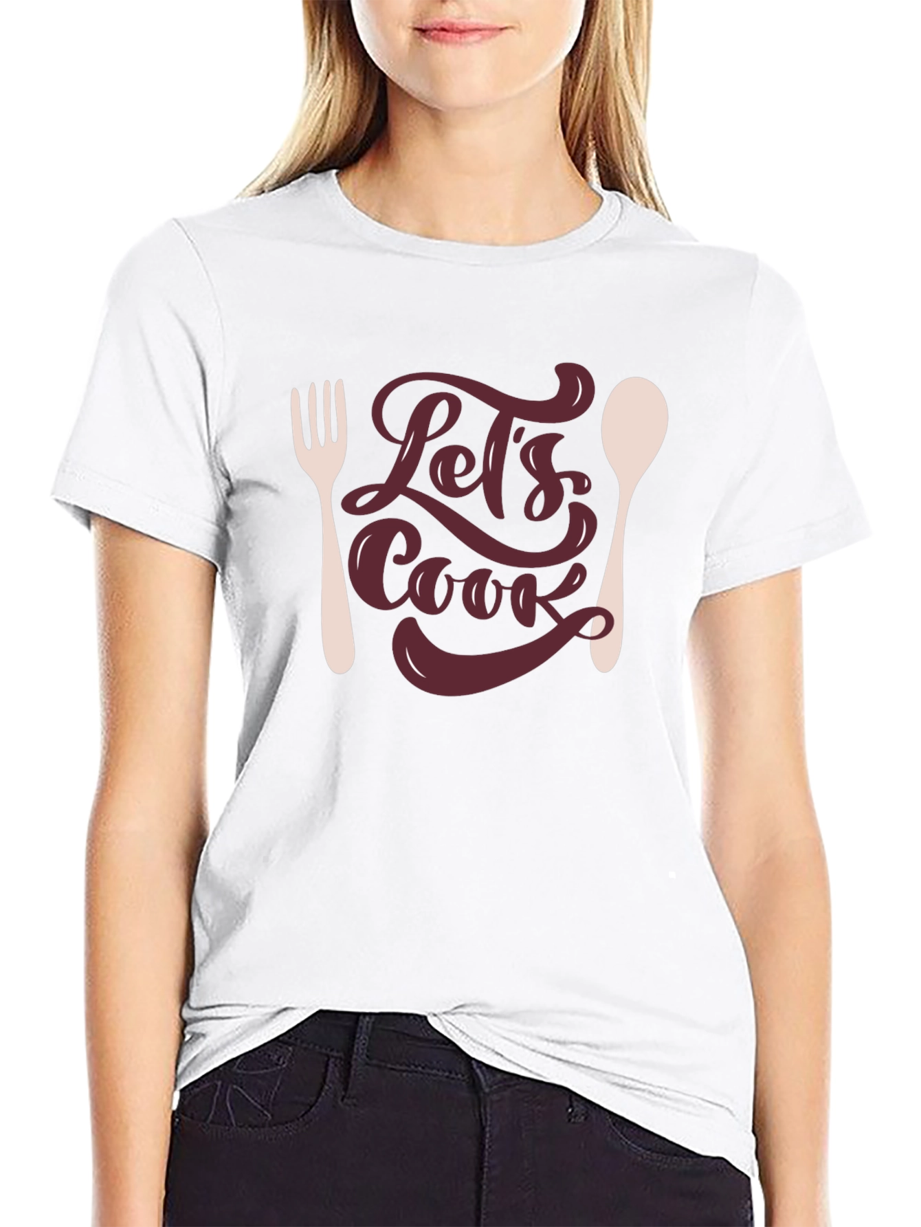 Lets Cook T-Shirt - Foodie Graphic Tee