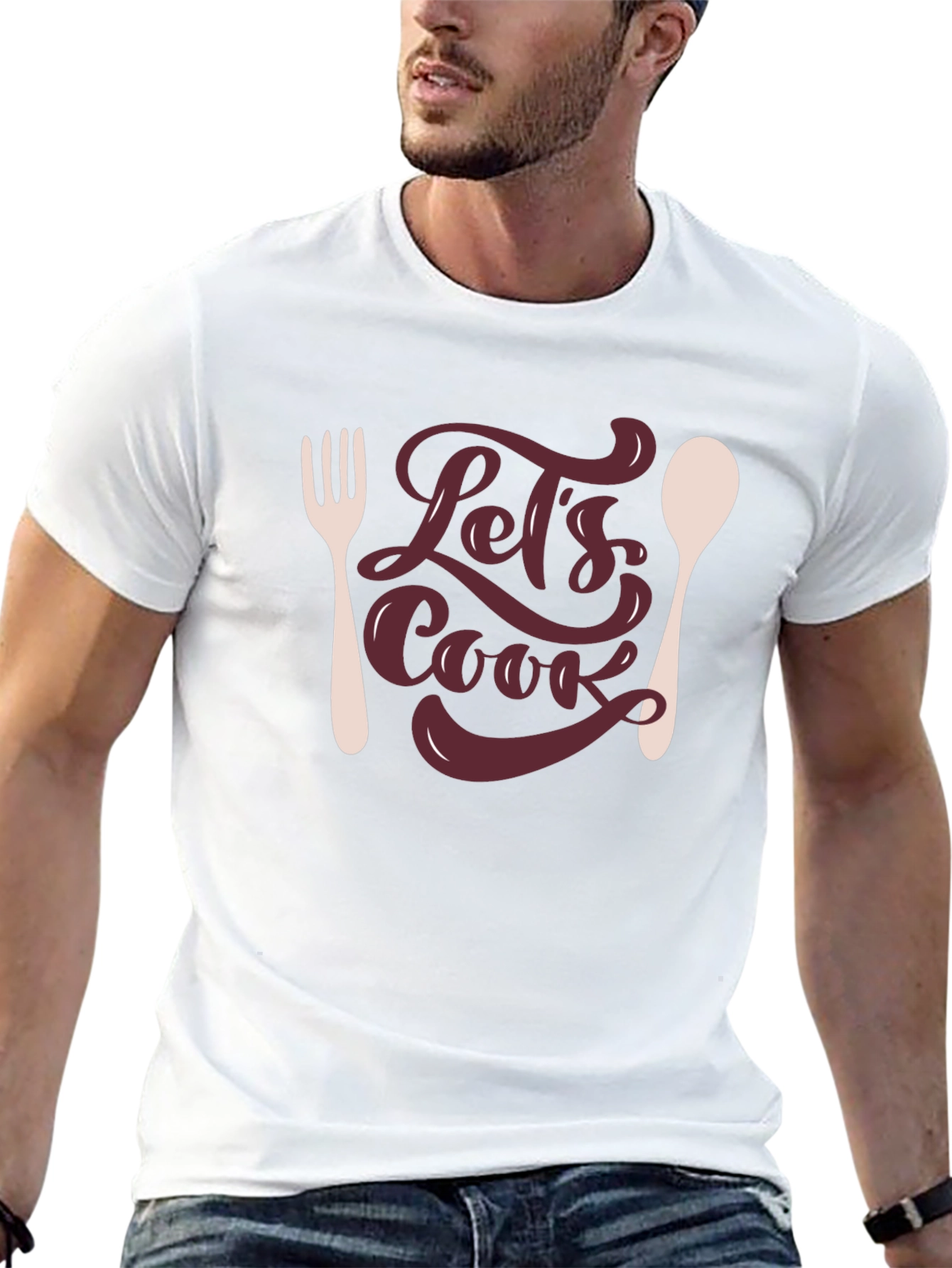 Lets Cook T-Shirt - Foodie Graphic Tee
