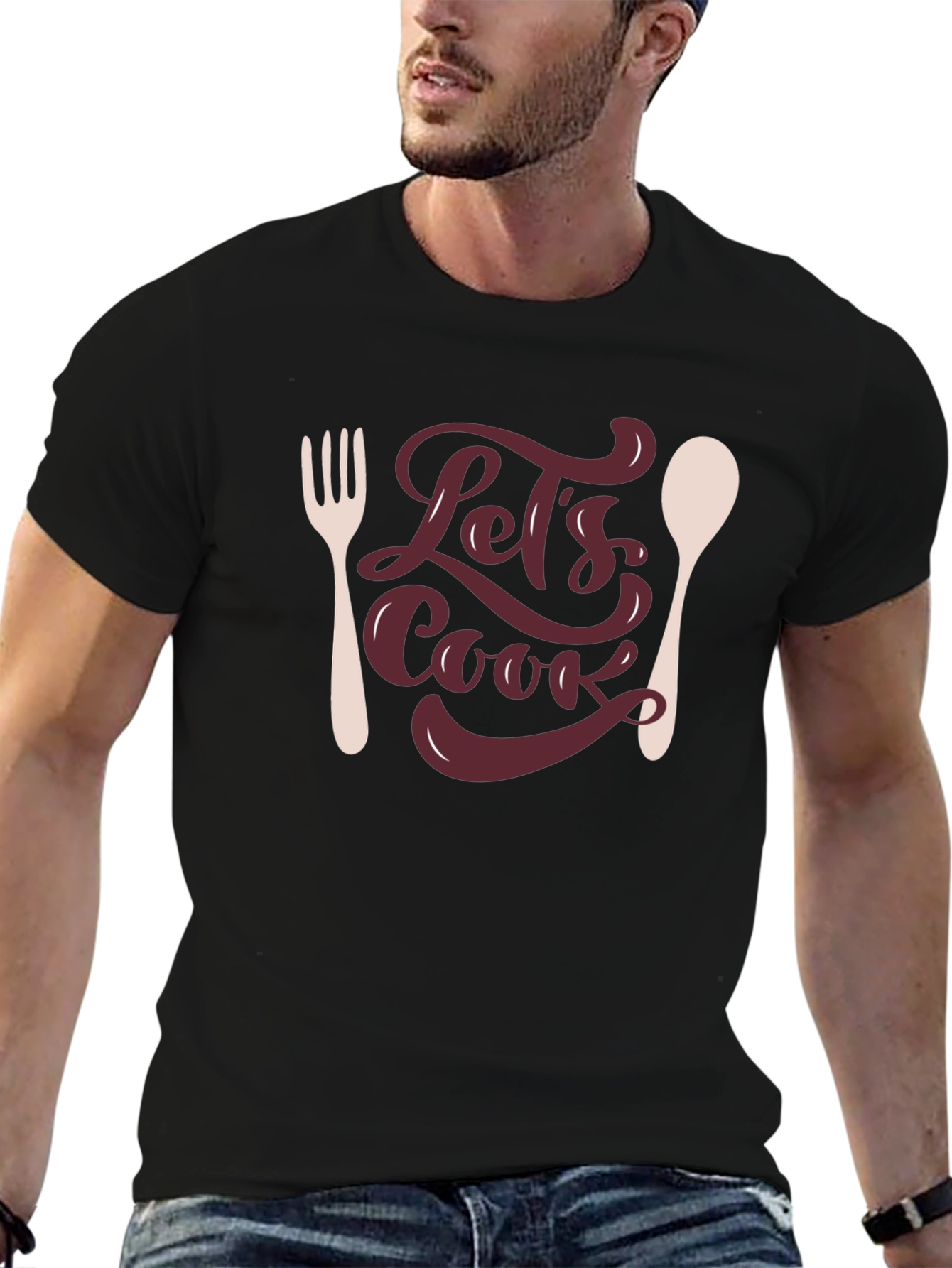 Lets Cook T-Shirt - Foodie Graphic Tee