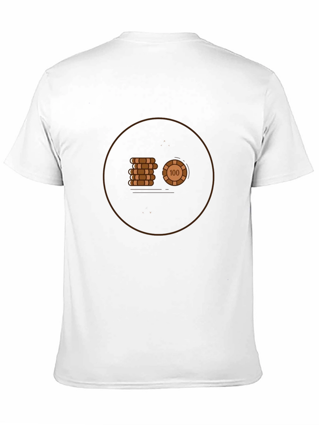Poker Chip Graphic Tee - Cool Casino Style
