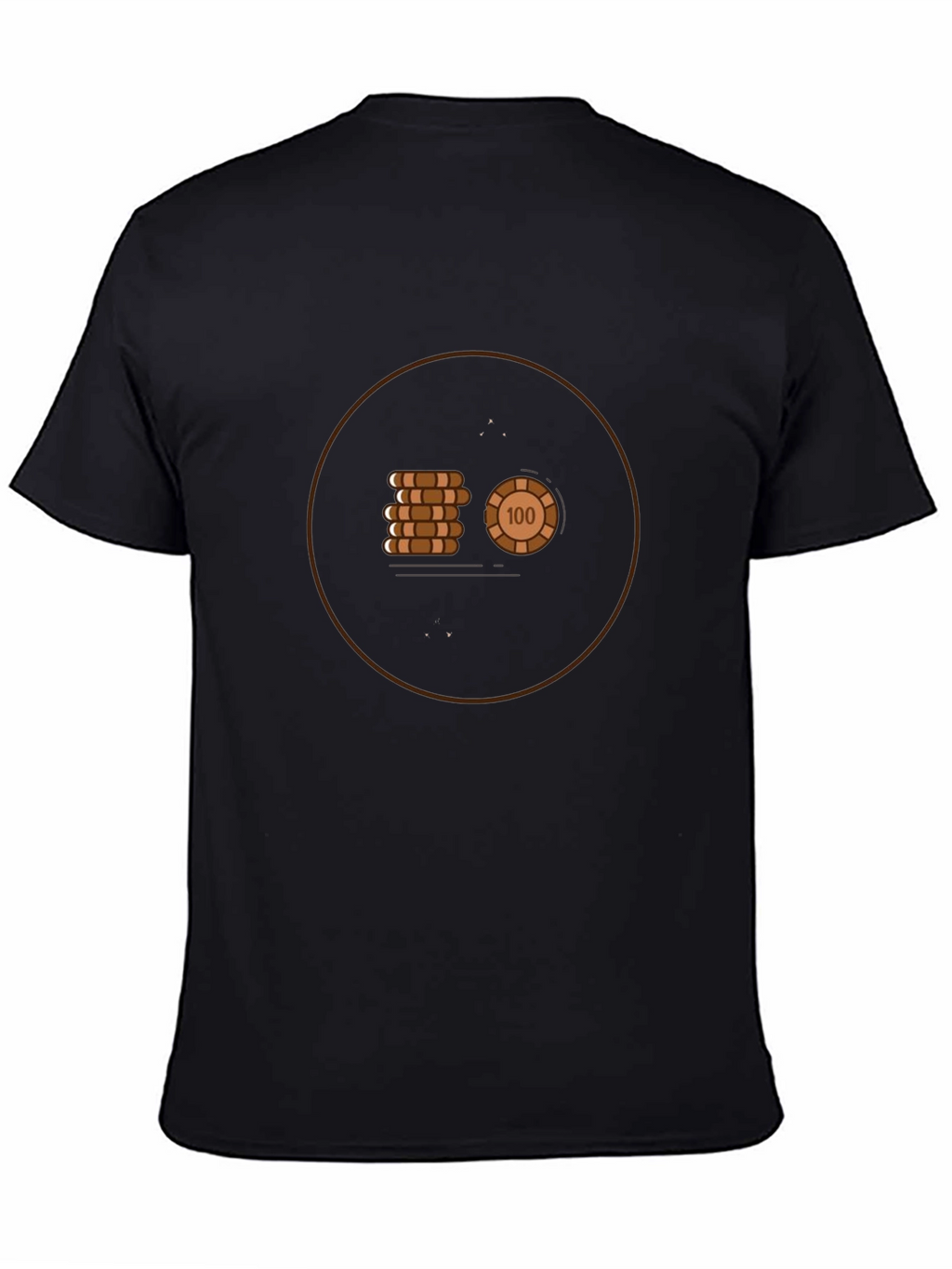 Poker Chip Graphic Tee - Cool Casino Style