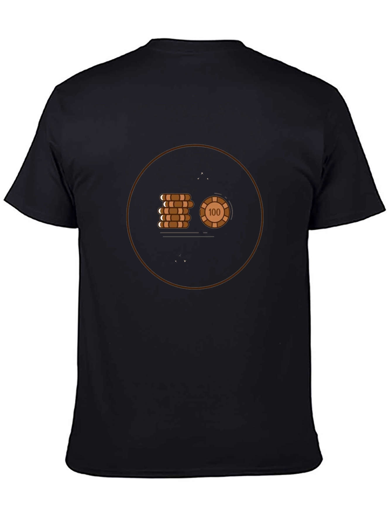 Poker Chip Graphic Tee - Cool Casino Style