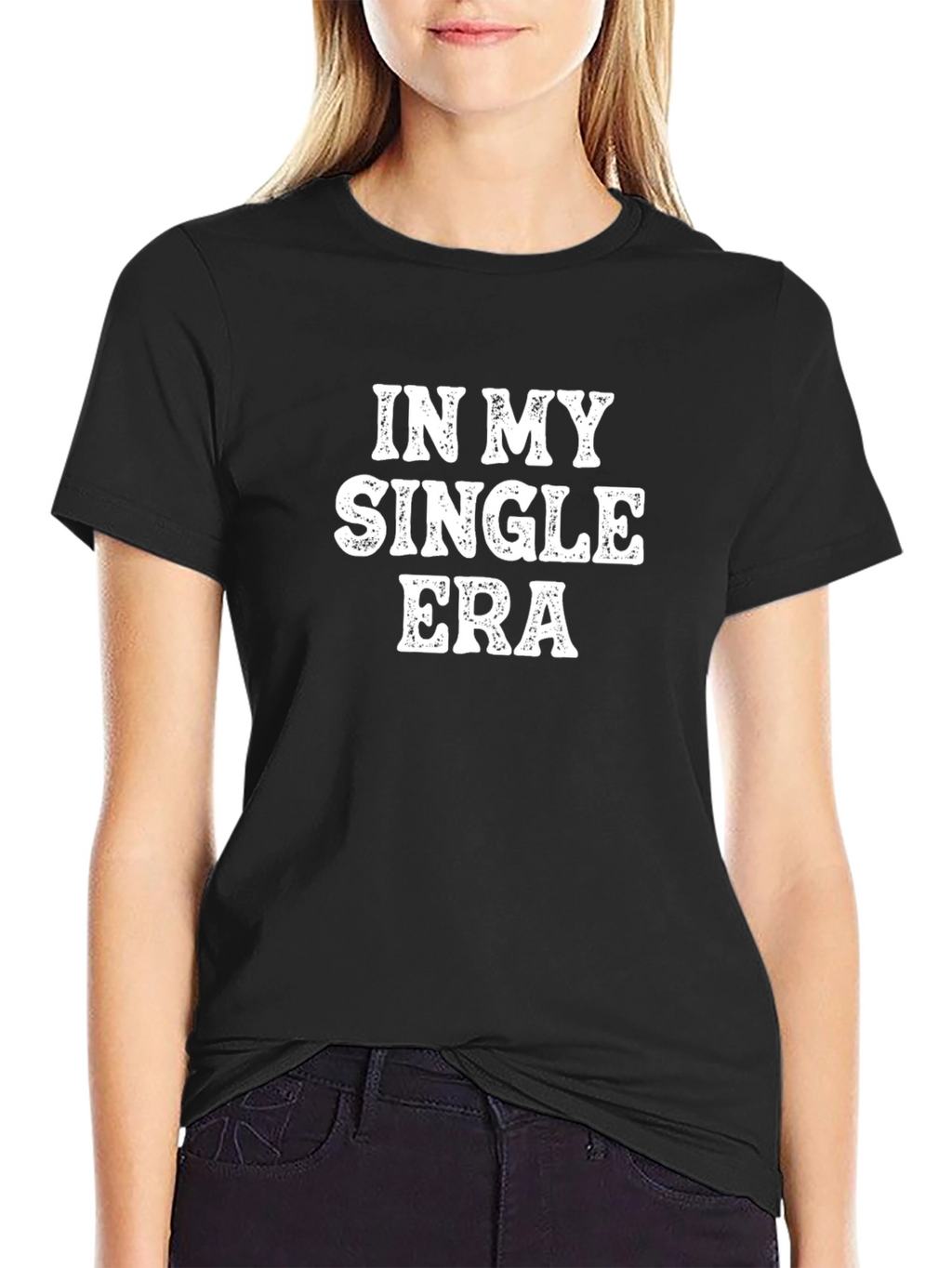 In My Single Era Graphic Tee - Black