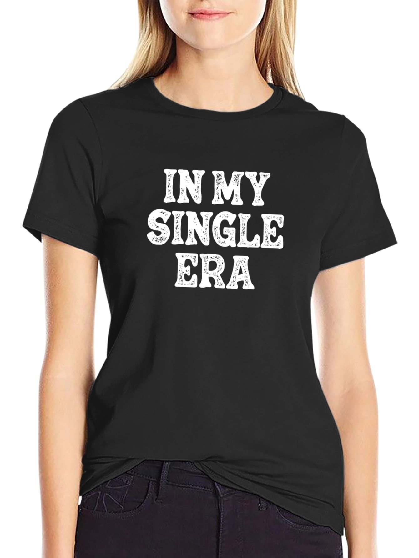 In My Single Era Graphic Tee - Black