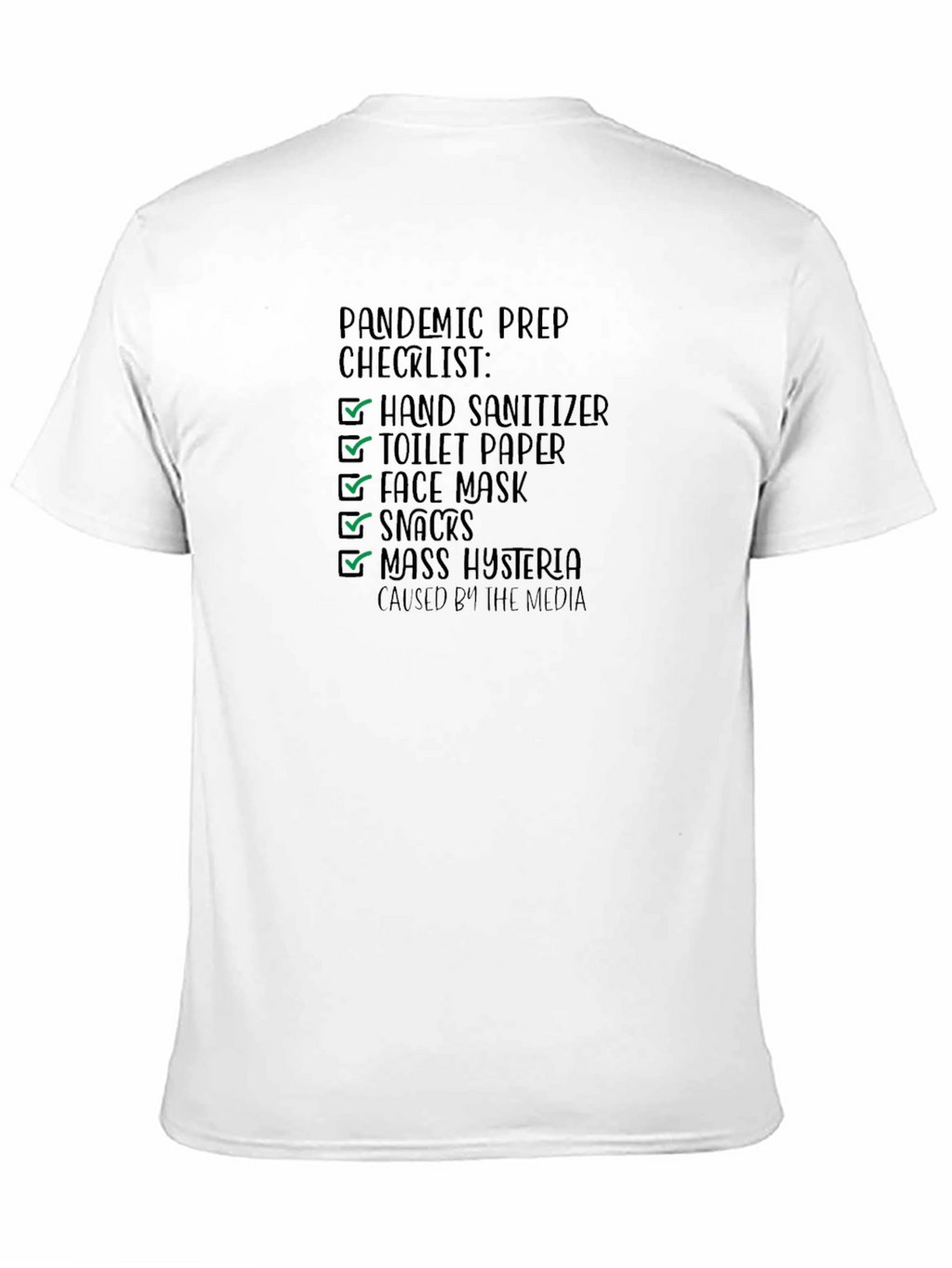 Pandemic Prep Checklist T-Shirt