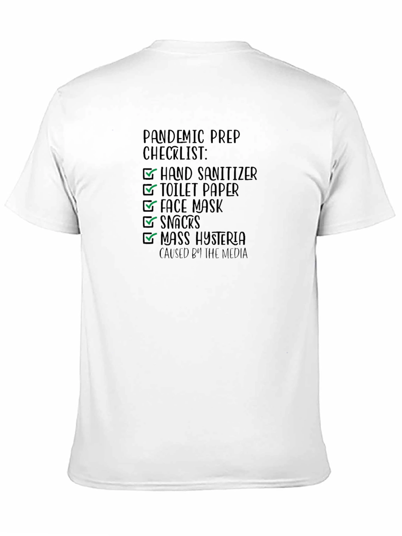 Pandemic Prep Checklist T-Shirt