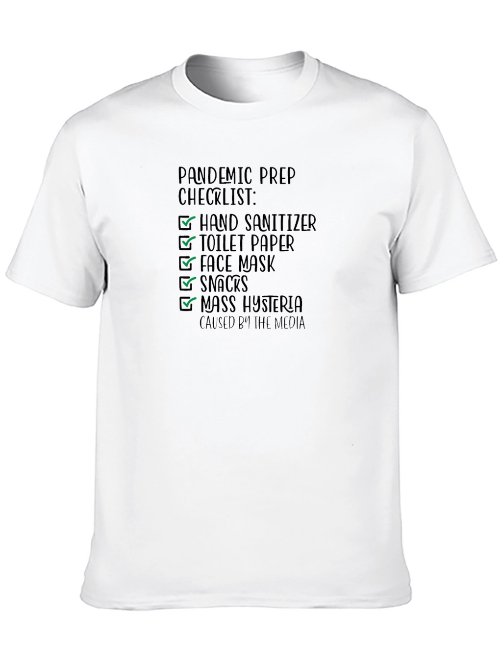 Pandemic Prep Checklist T-Shirt
