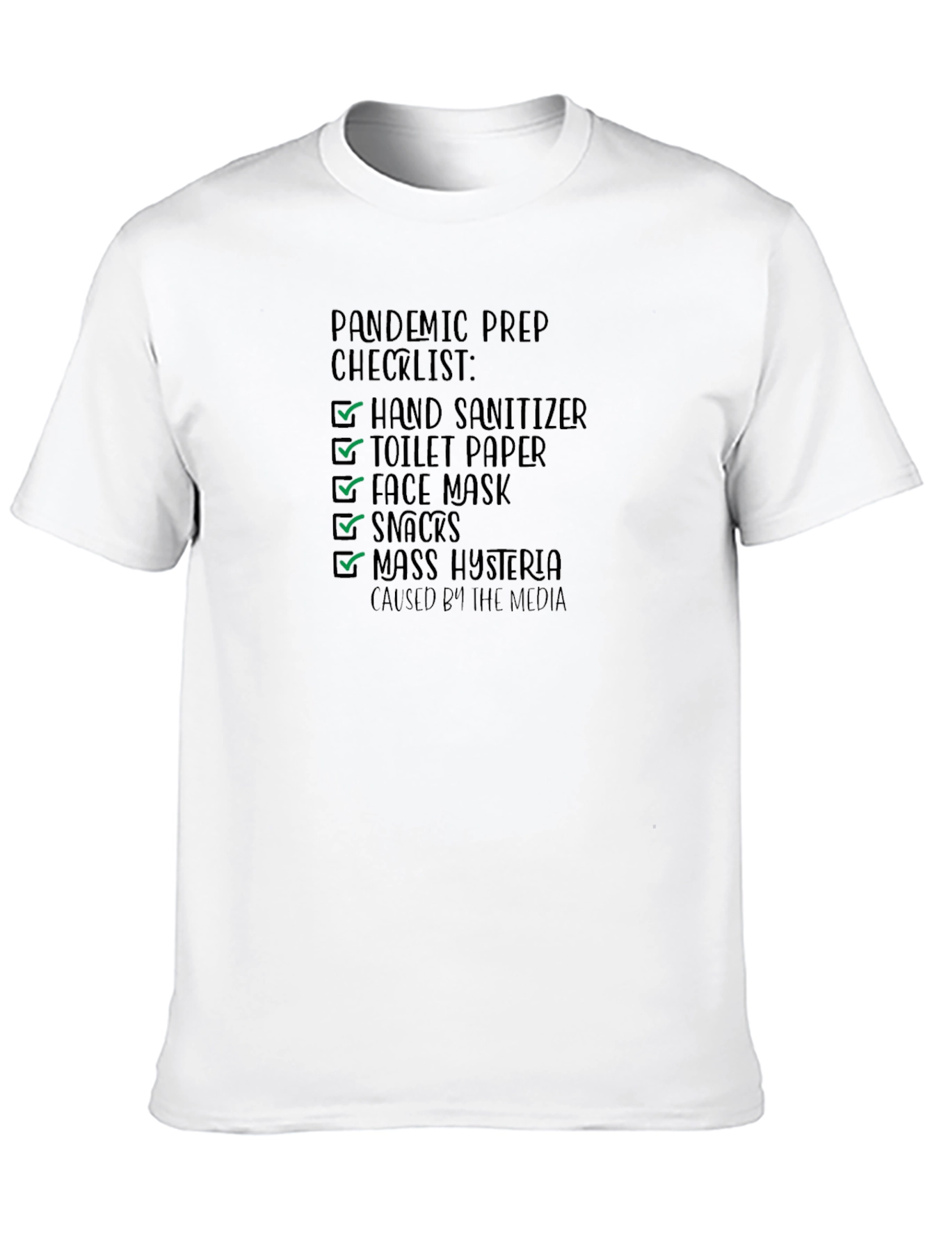 Pandemic Prep Checklist T-Shirt