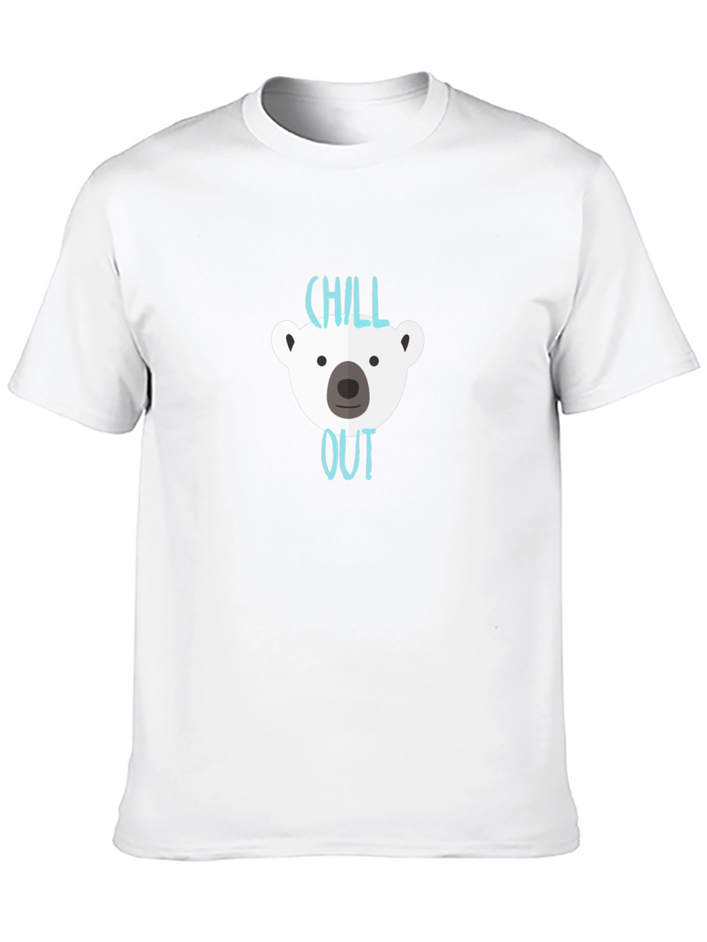 Chill Out Bear Graphic T-Shirt - Black