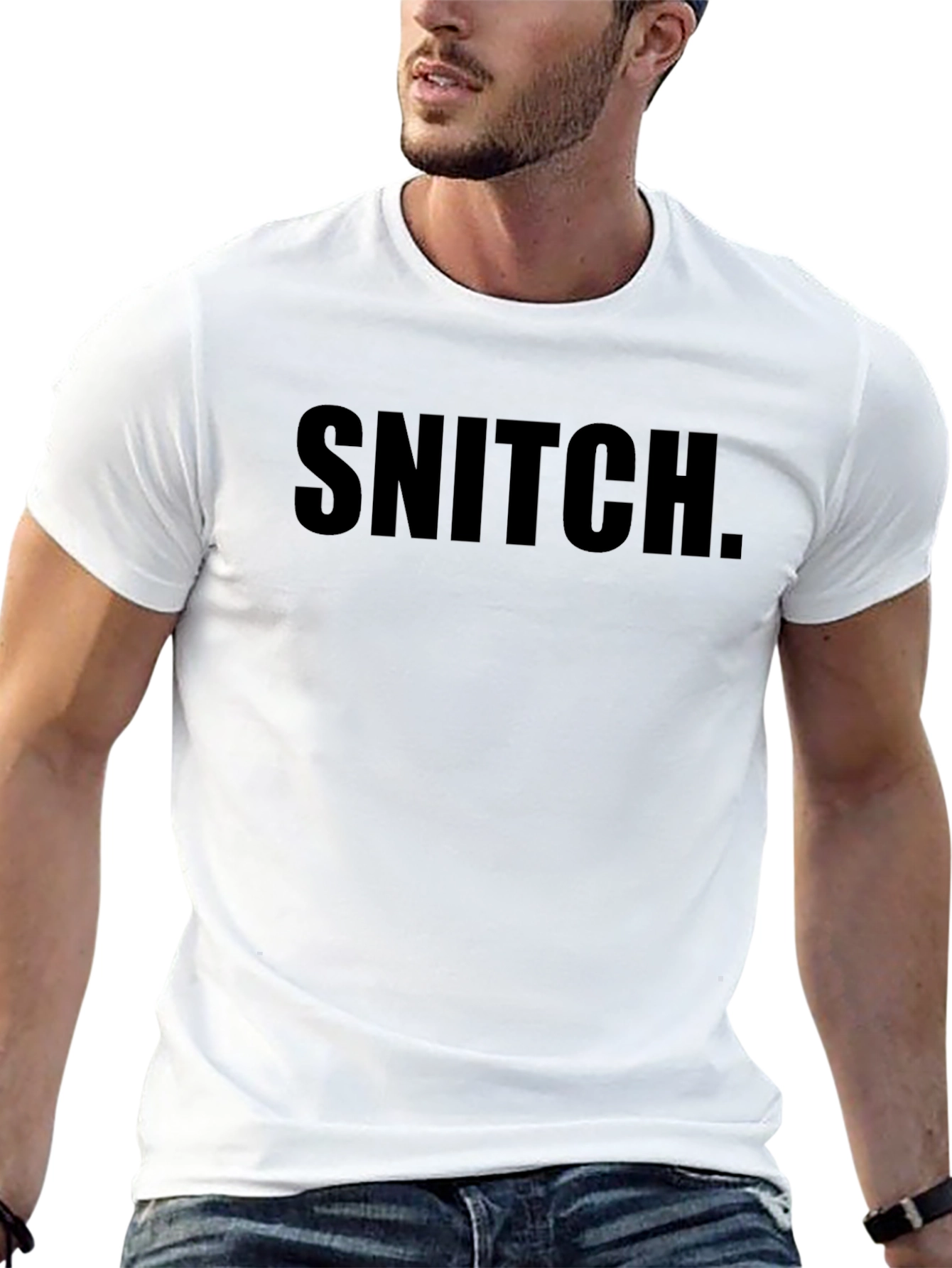 Snitch Graphic T-Shirt - Bold Statement Tee
