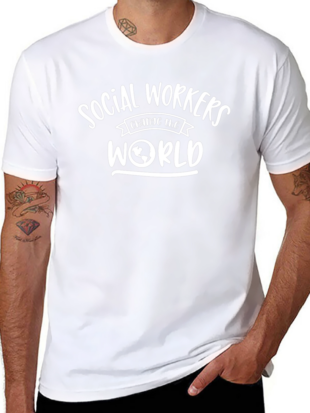 Social Workers Change the World Graphic T-Shirt