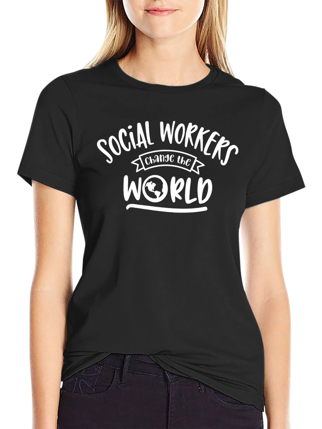 Social Workers Change the World Graphic T-Shirt