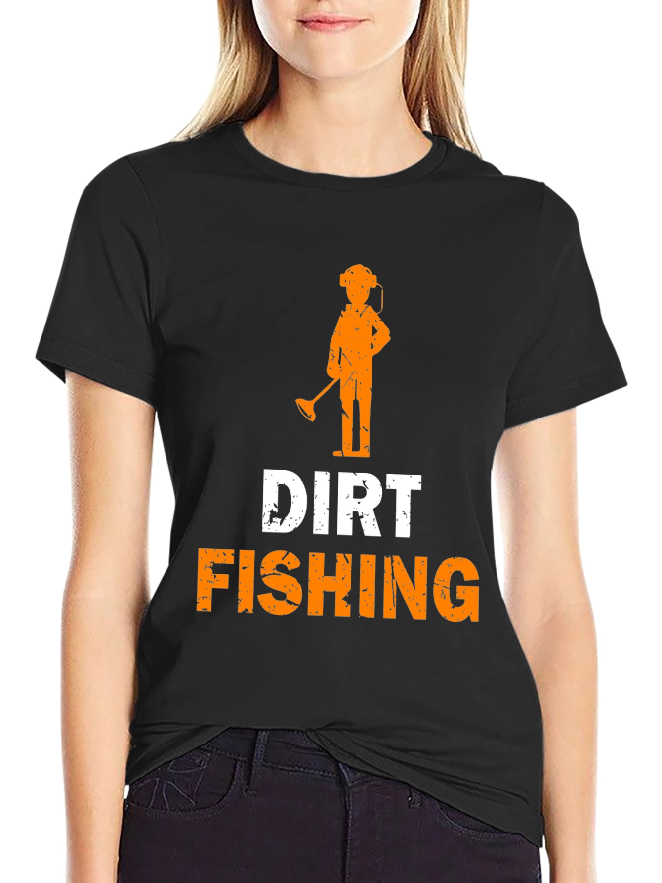Dirt Fishing T-Shirt Metal Detecting Hobby
