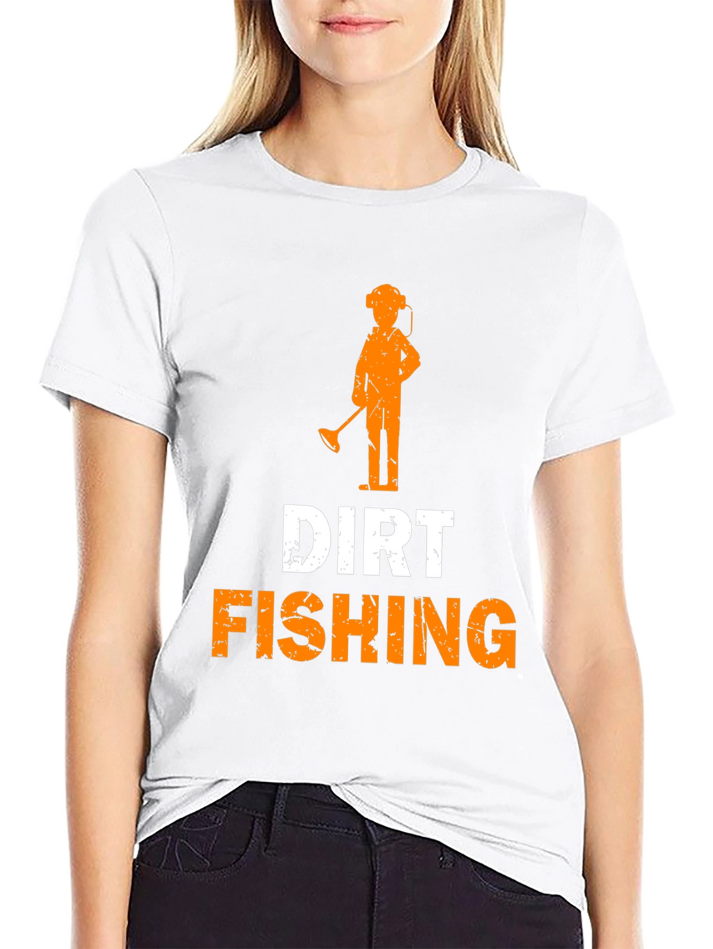 Dirt Fishing T-Shirt Metal Detecting Hobby