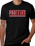 Proteins Graphic Tee - Gym & Workout Apparel