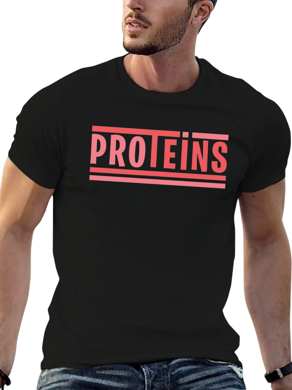 Proteins Graphic Tee - Gym & Workout Apparel