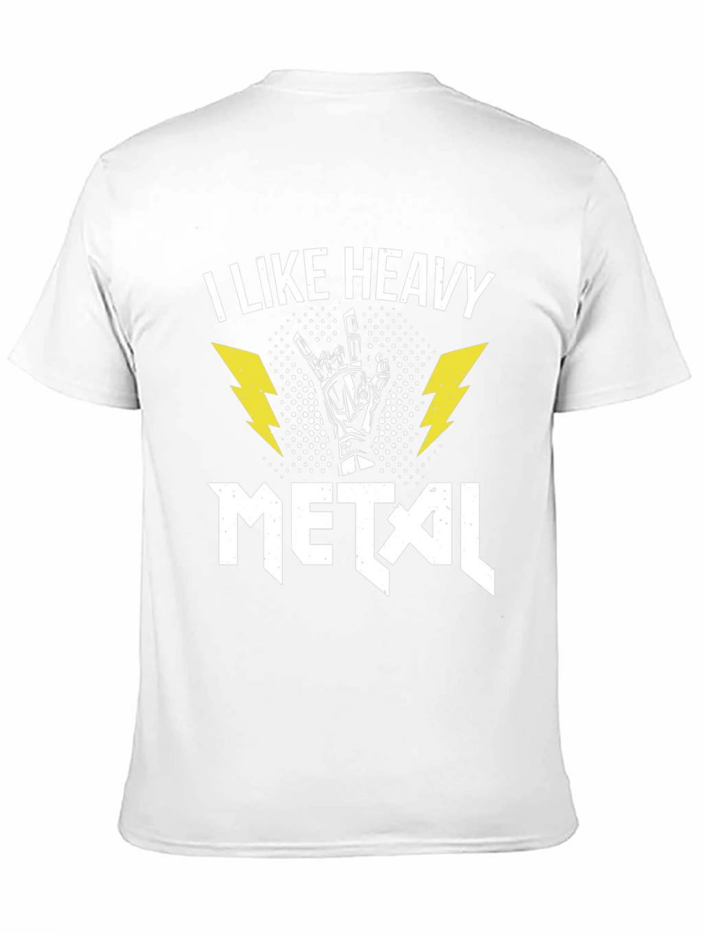 I Like Heavy Metal Black Graphic Tee Shirt
