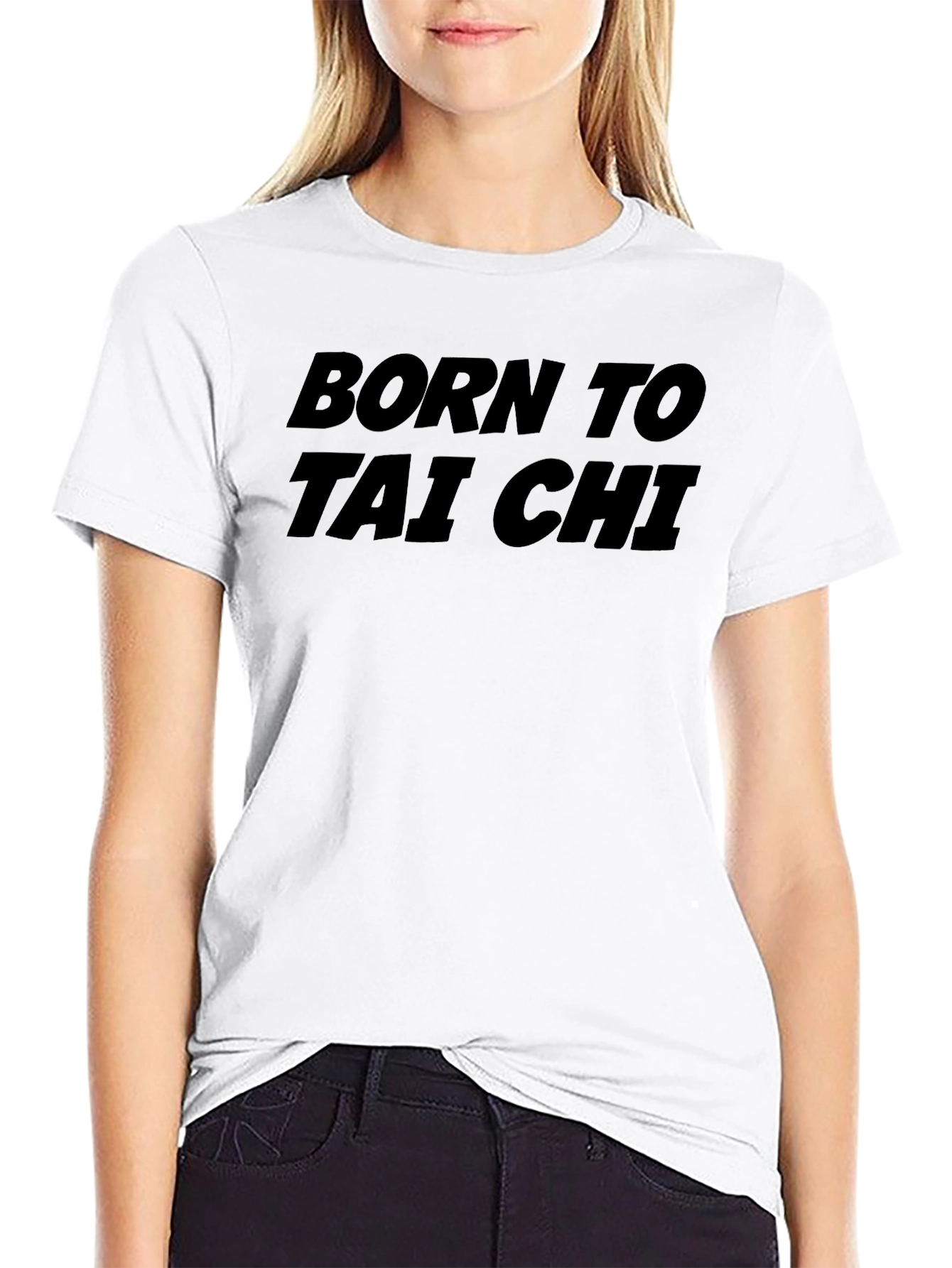 Born To Tai Chi Graphic Tee - Martial Arts Inspired Shirt