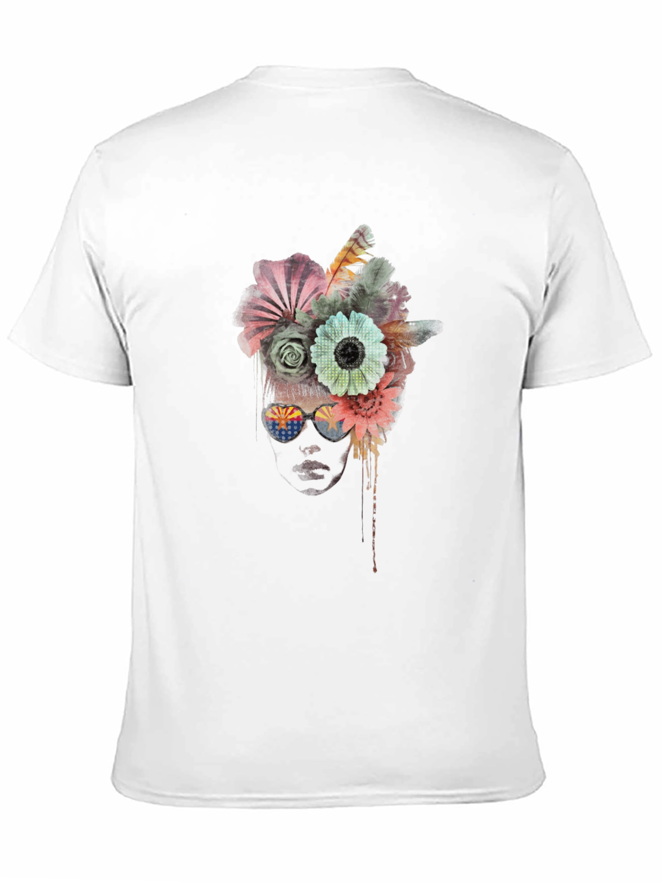 Floral Arizona Sunglasses Graphic Tee