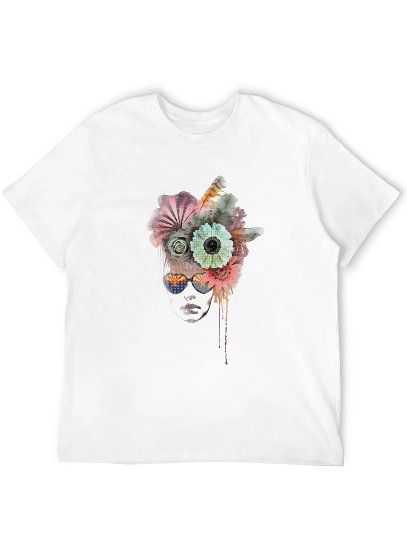 Floral Arizona Sunglasses Graphic Tee
