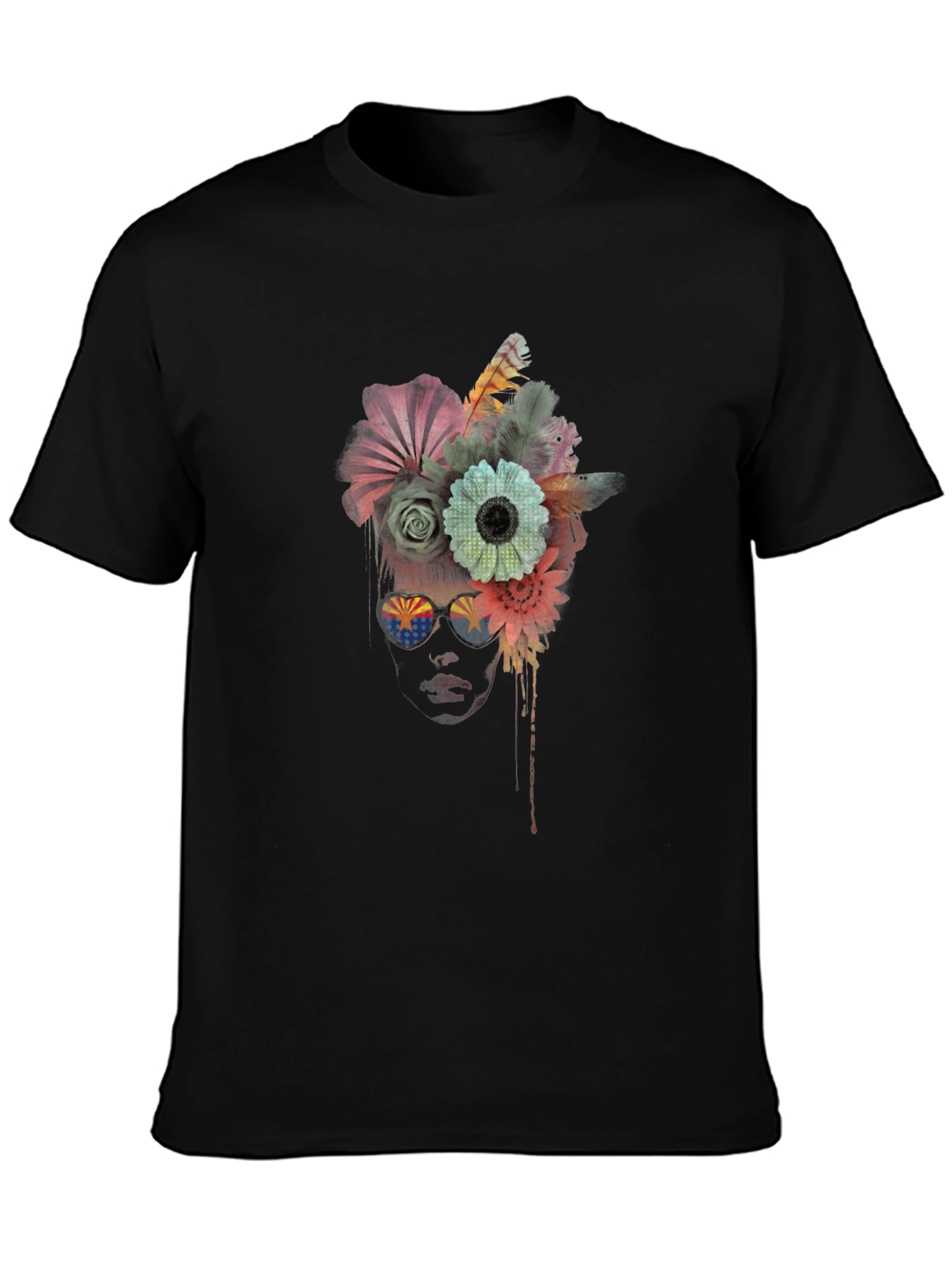 Floral Arizona Sunglasses Graphic Tee