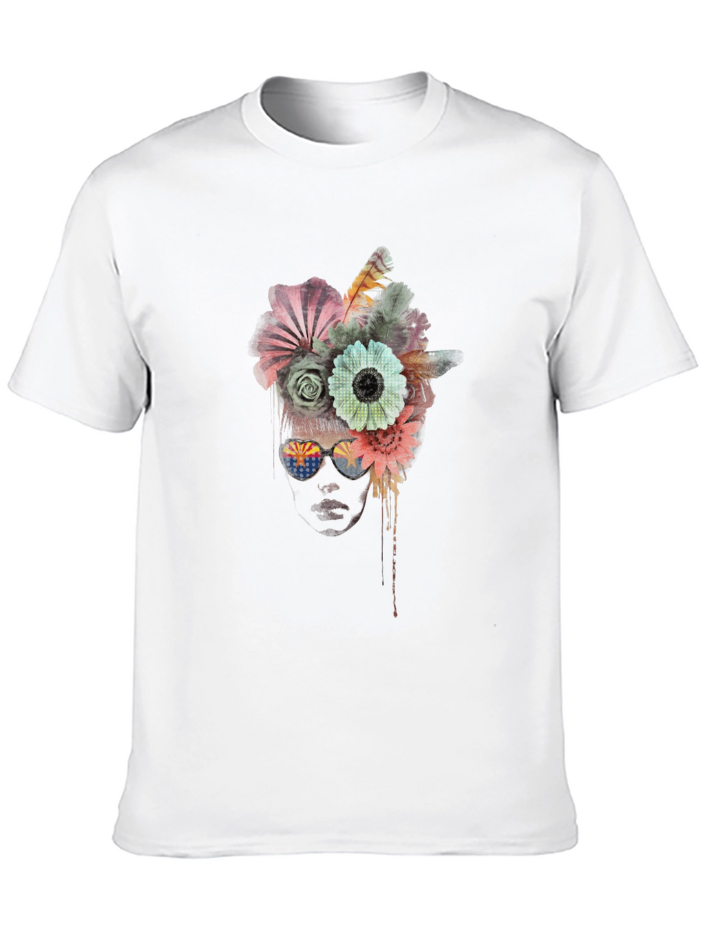 Floral Arizona Sunglasses Graphic Tee