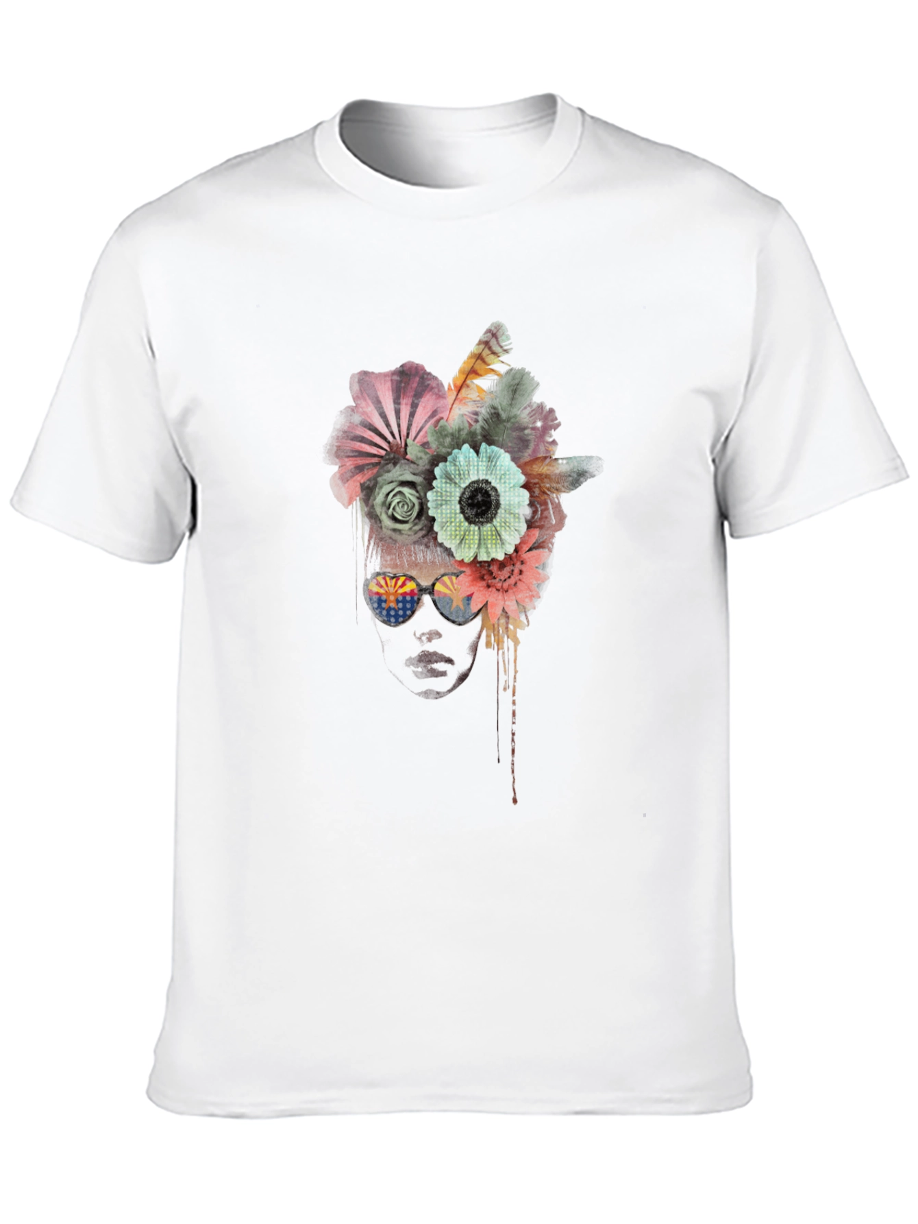 Floral Arizona Sunglasses Graphic Tee