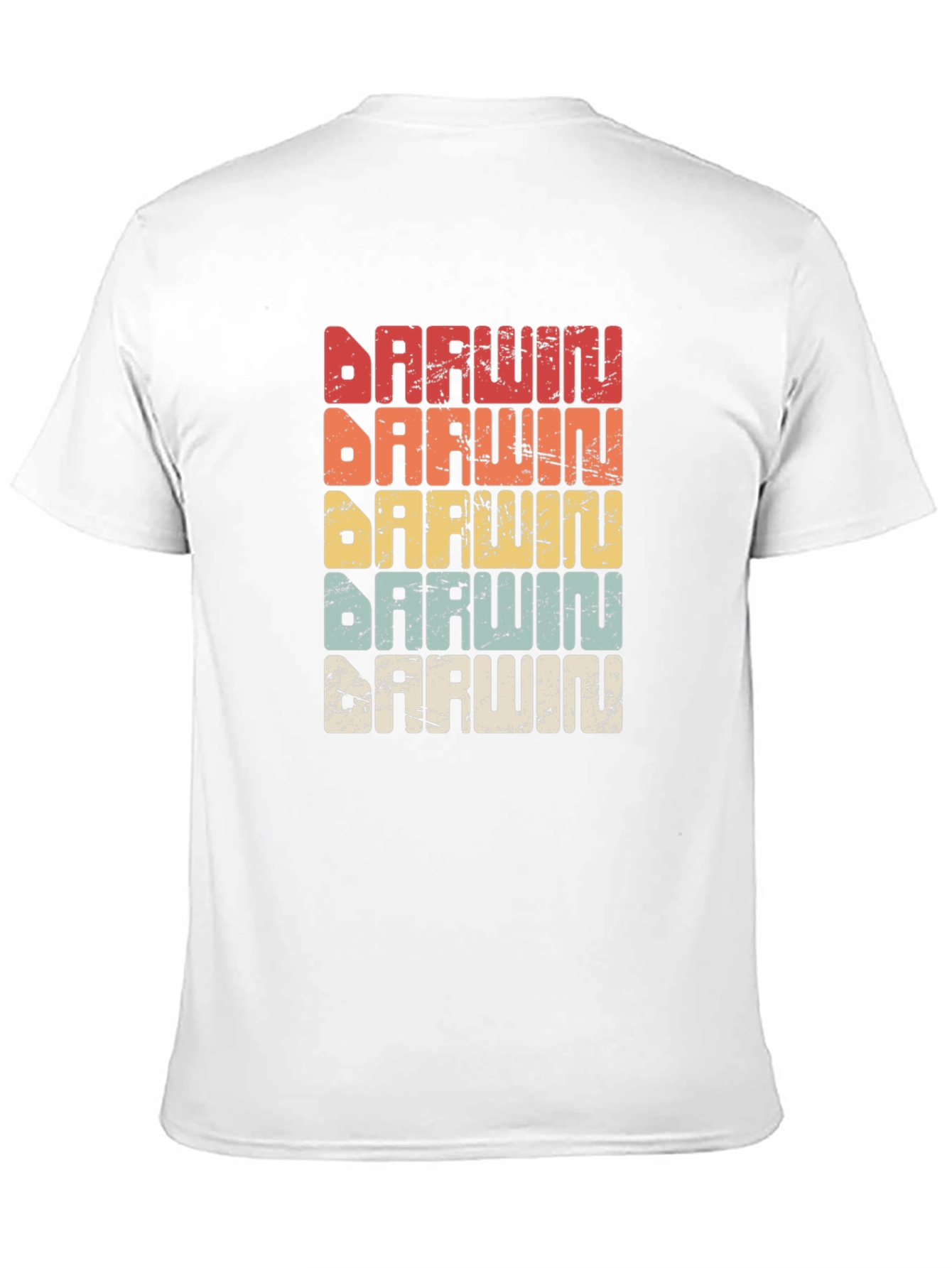 Darwin Retro T-Shirt - Evolution Design