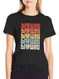 Darwin Retro T-Shirt - Evolution Design