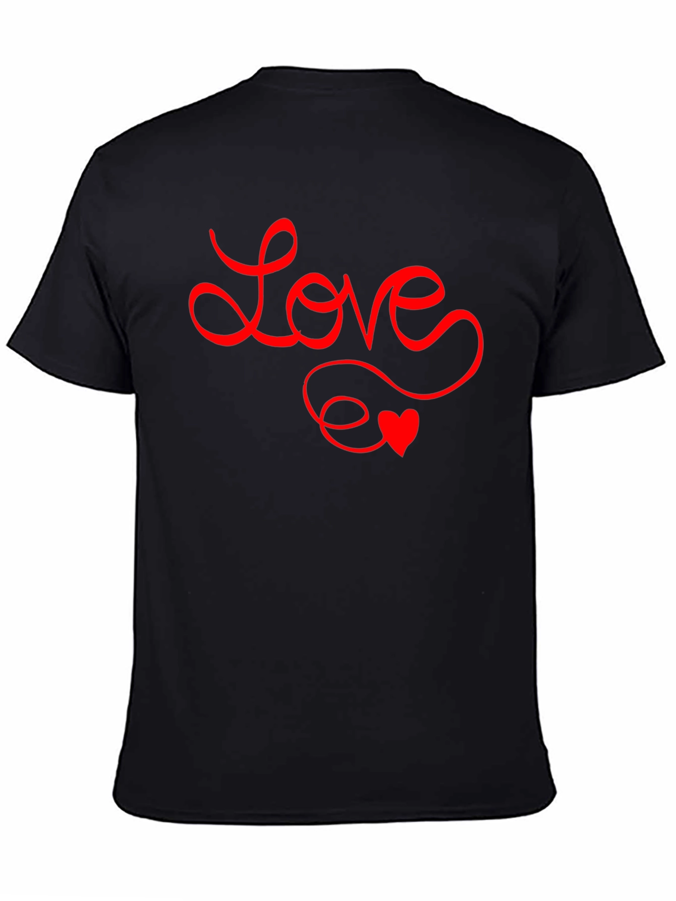 Love Heart Graphic Print Tee
