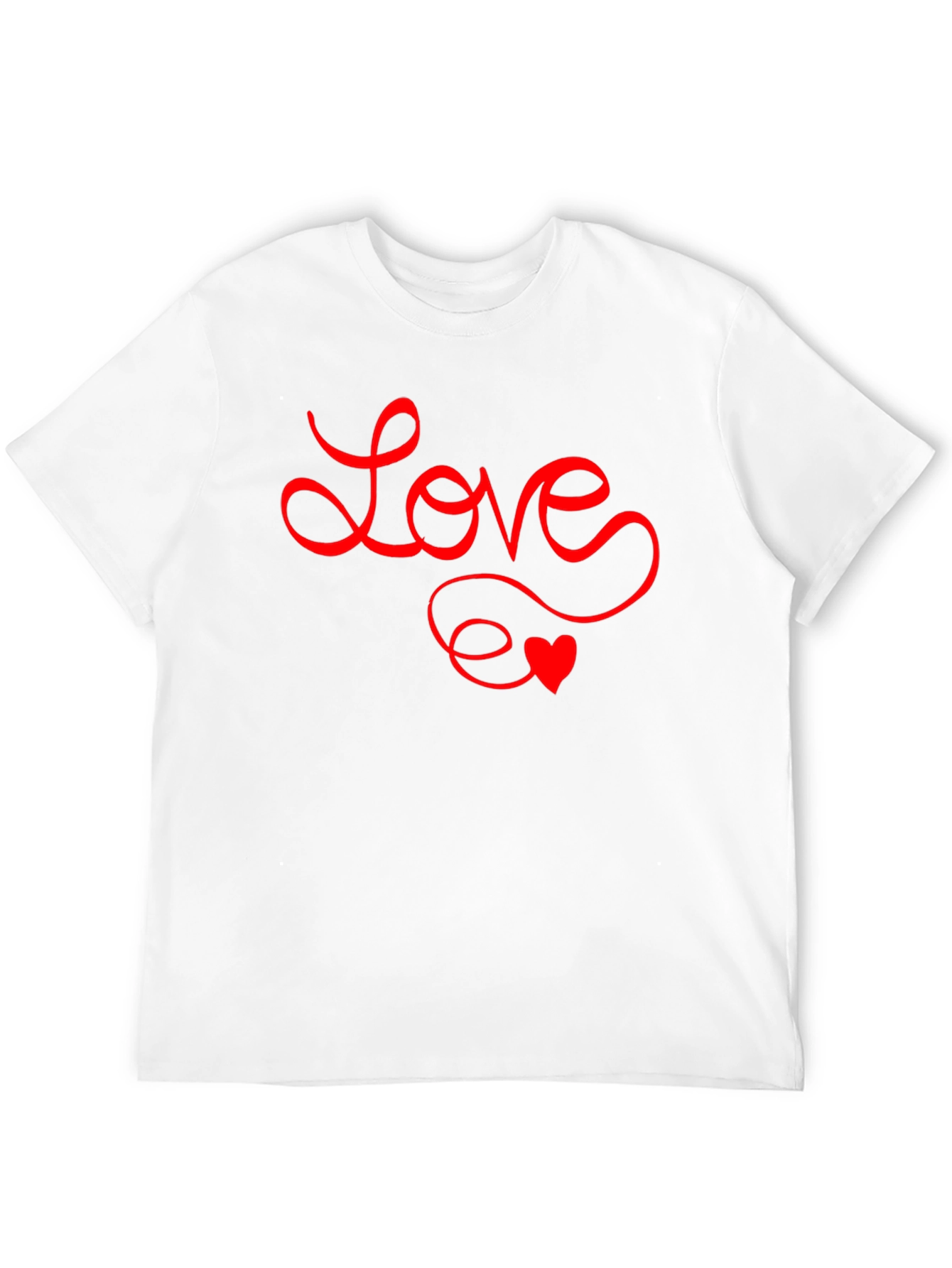 Love Heart Graphic Print Tee