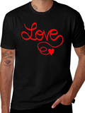 Love Heart Graphic Print Tee
