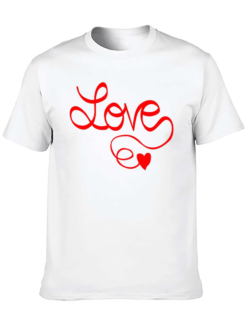 Love Heart Graphic Print Tee