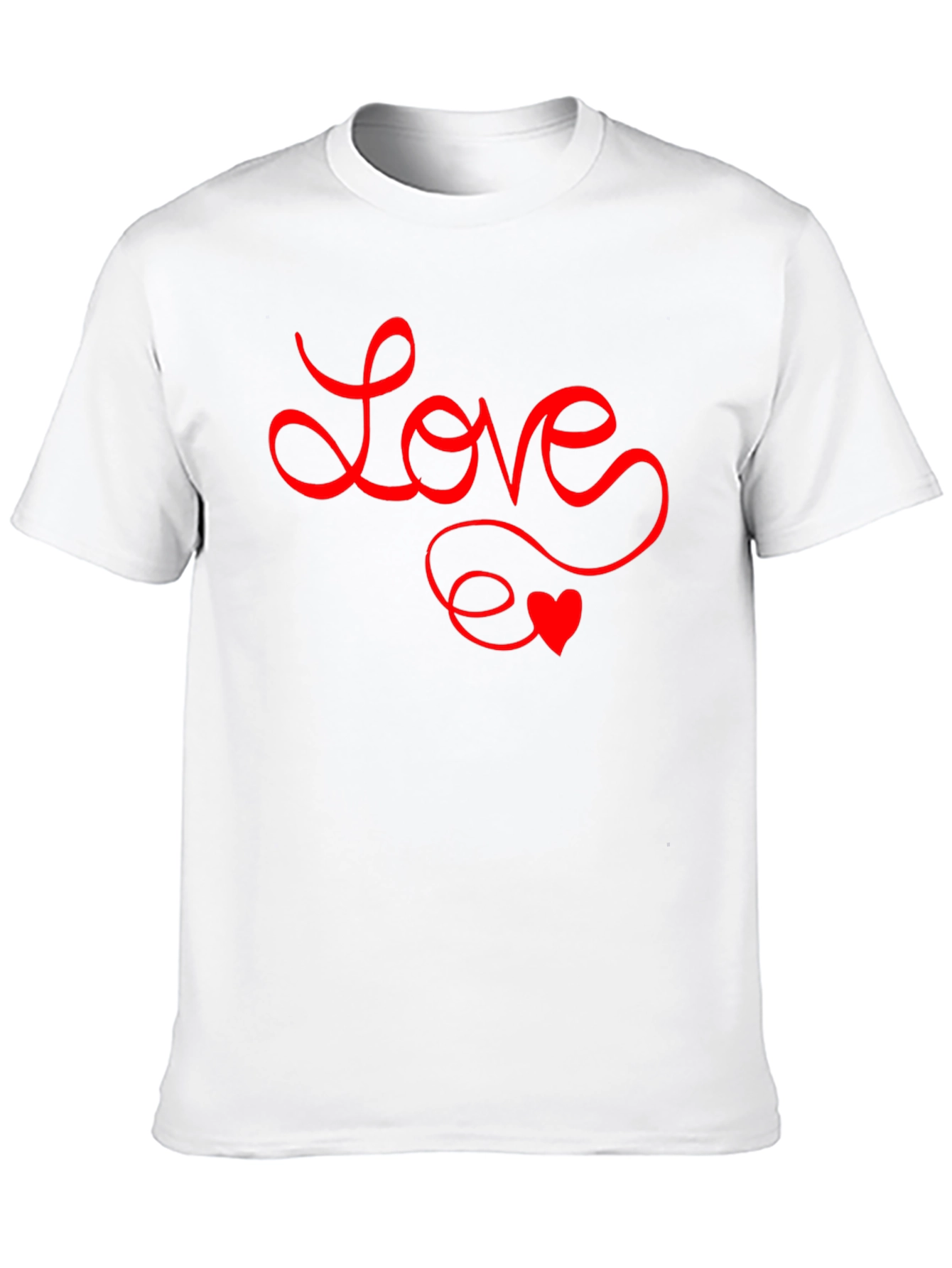 Love Heart Graphic Print Tee