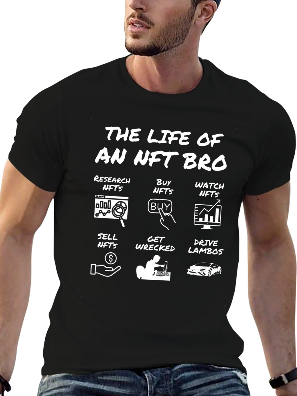 The Life of an NFT Bro T-Shirt