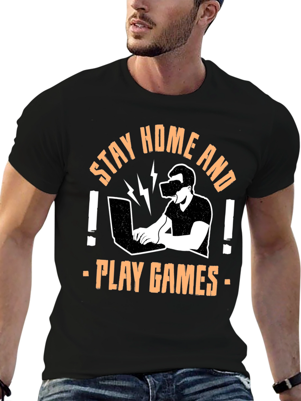 Stay Home Play Games T-Shirt