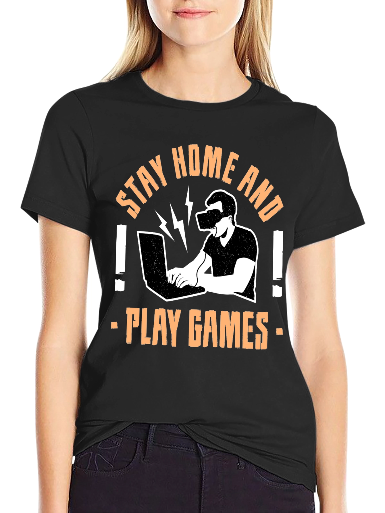 Stay Home Play Games T-Shirt