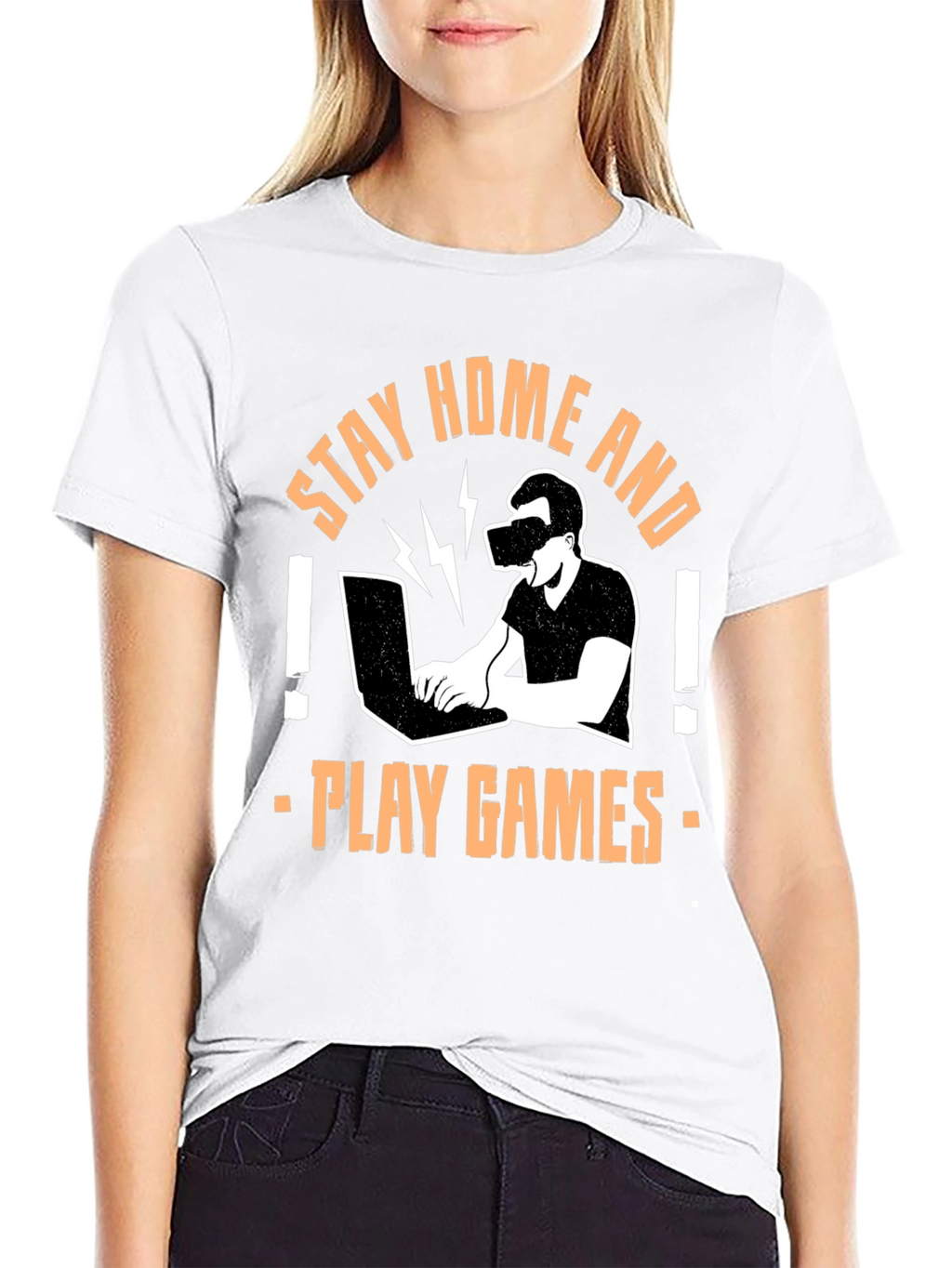 Stay Home Play Games T-Shirt